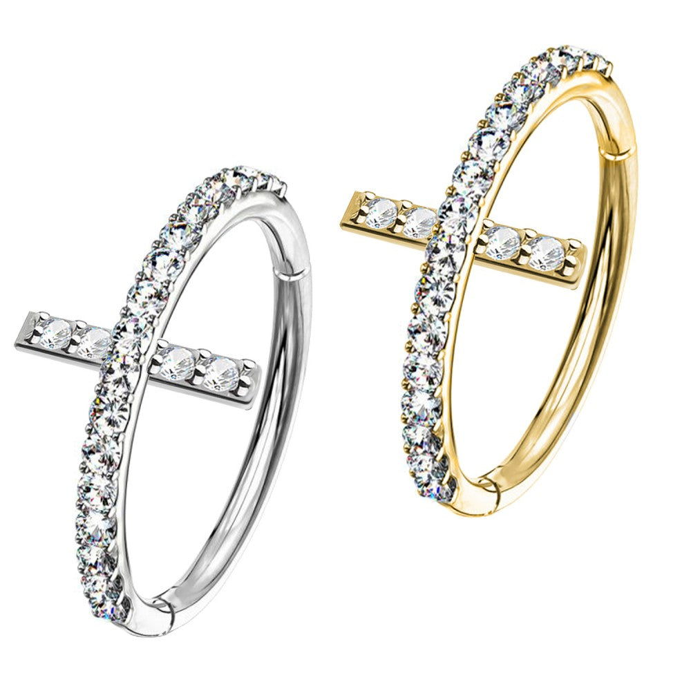 Segmentring-Clicker-Piercing-Cross-Shine