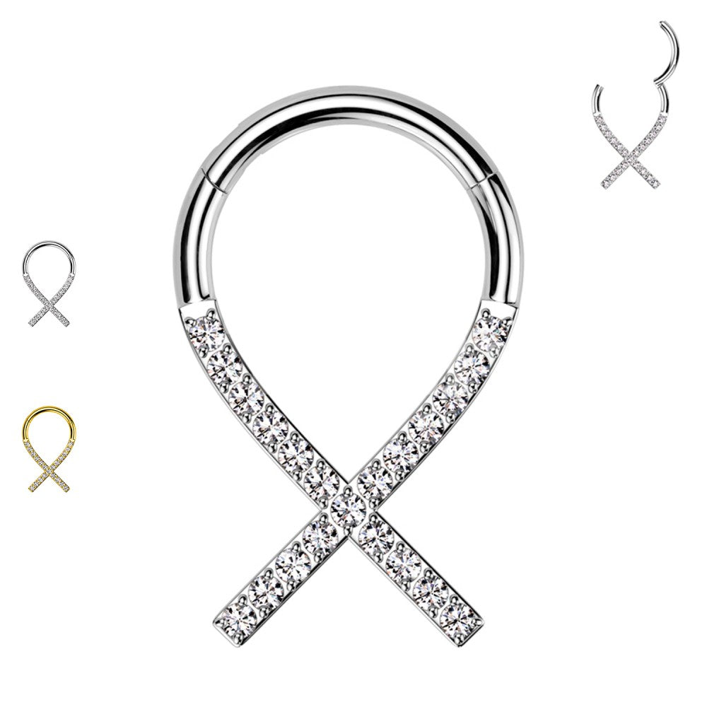Segmentring-Clicker-Piercing-Crystal-Cross