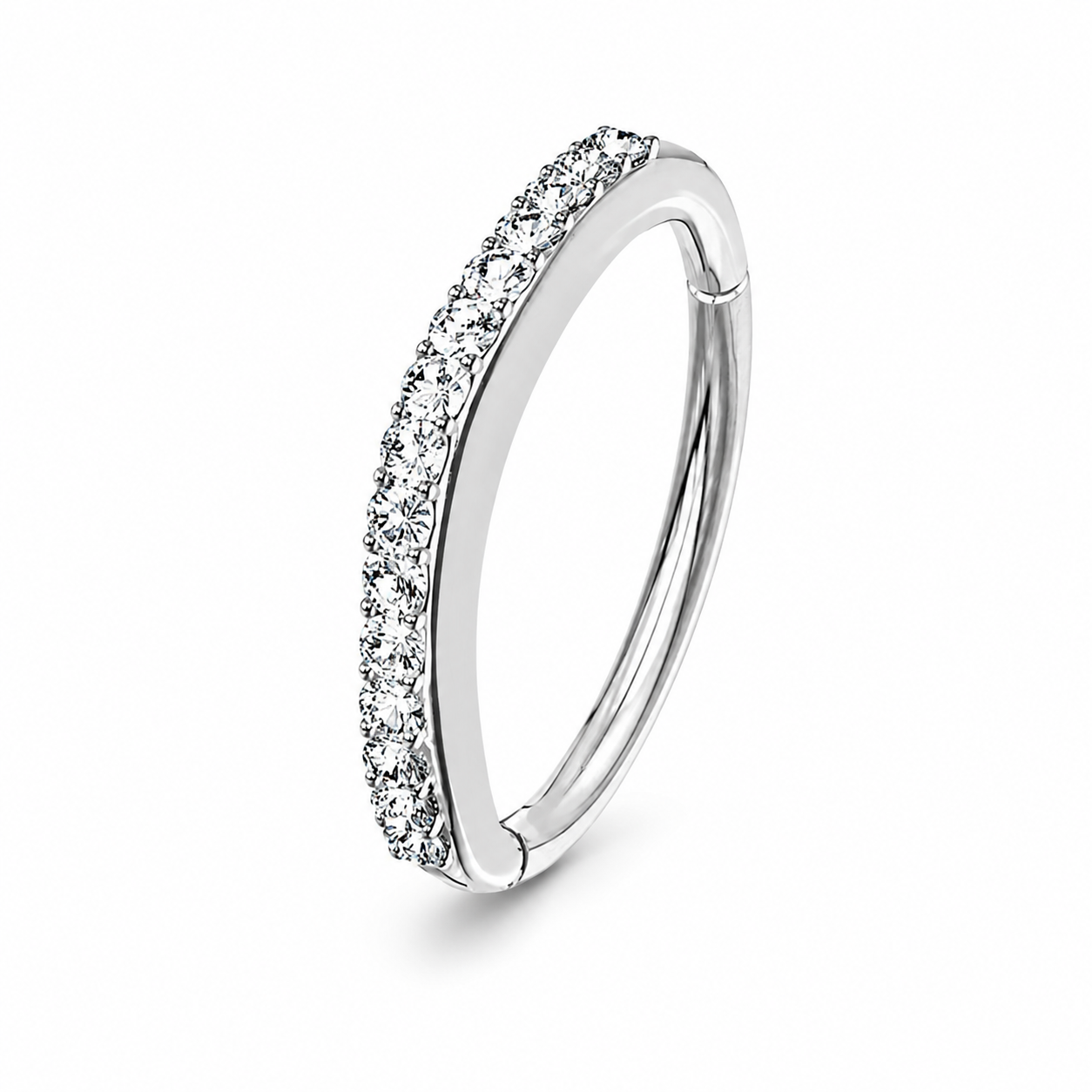 Titan-Bauchnabelpiercing-Ring-Kreole-silber