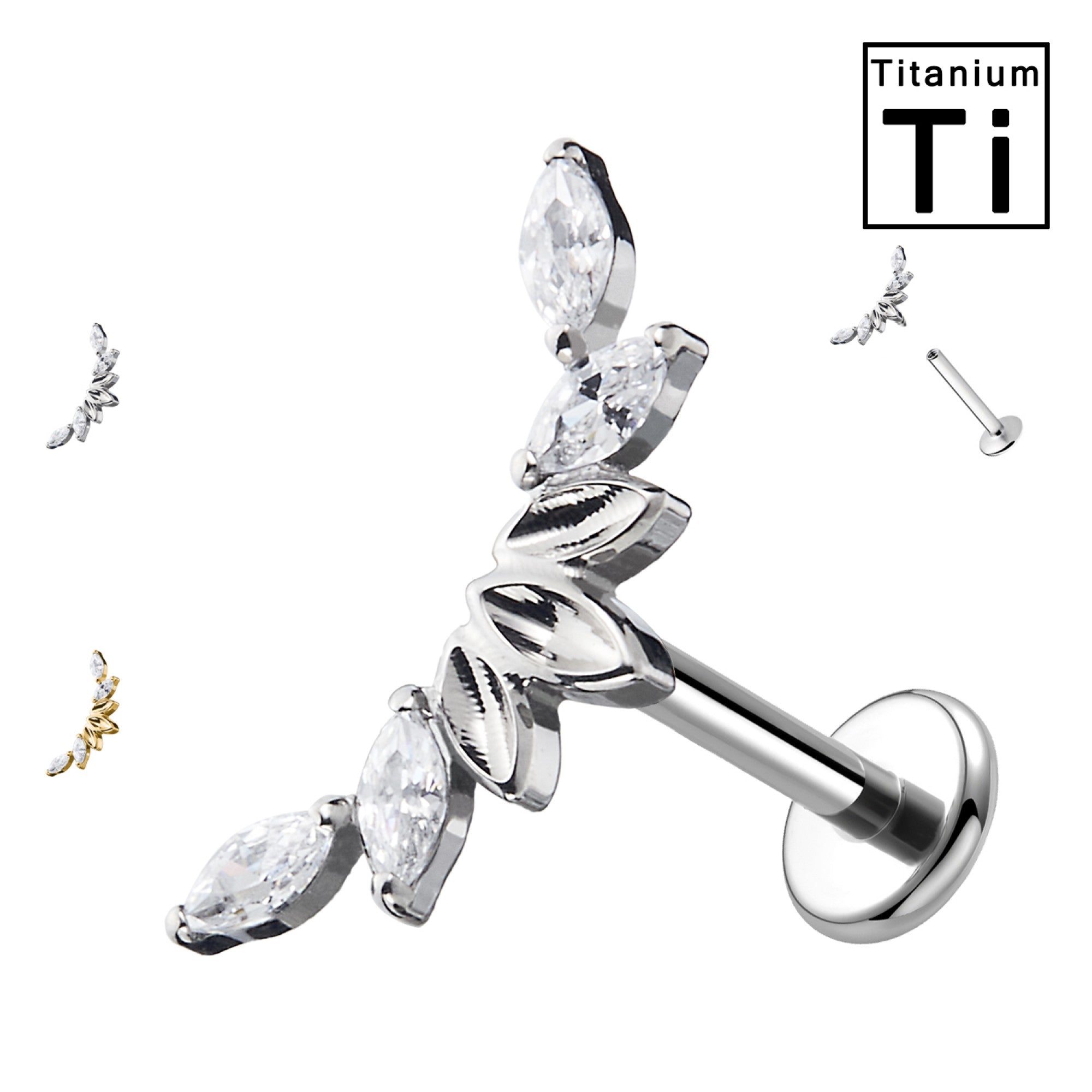 Titan-Labret-Piercing-Blaetterbogen