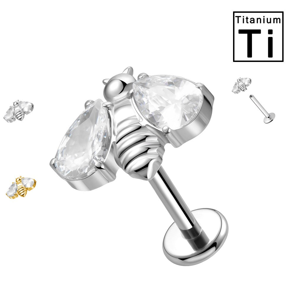 Titan-Labret-Piercing-Crystal-Bee