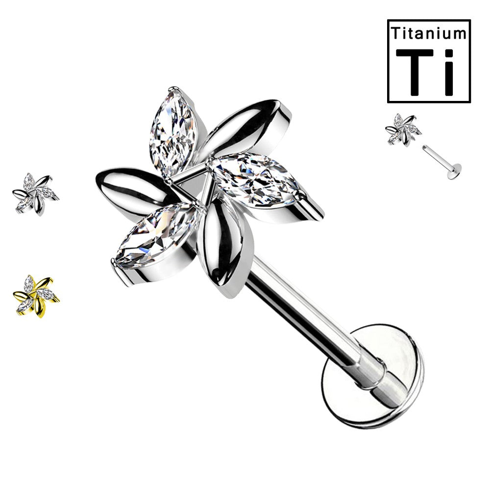 Titan-Labret-Piercing-Flower