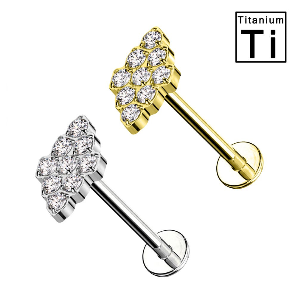 Titan-Labret-piercing-Ohr-crystal-cluster-1