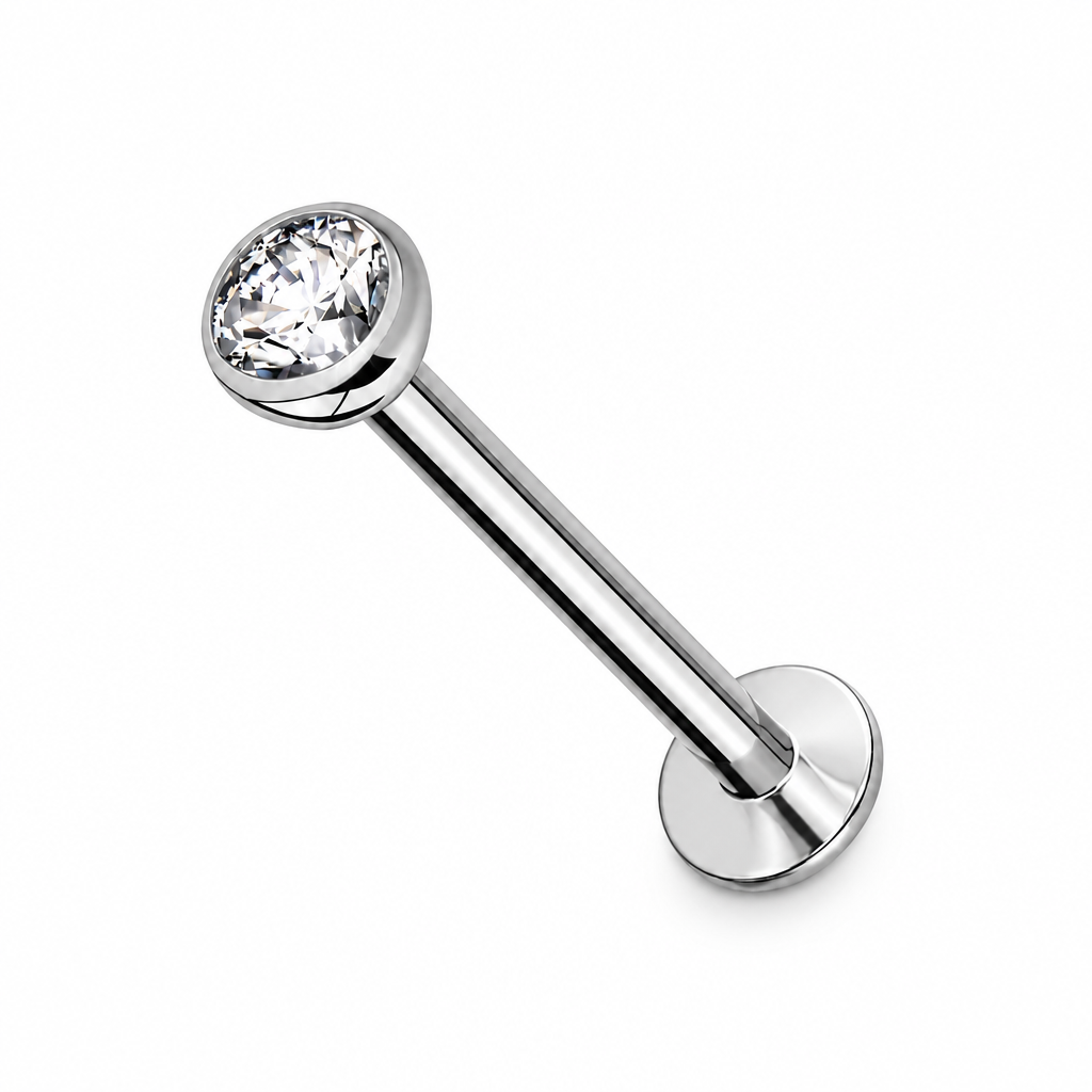 Titan-Labret-piercing-Ohr-pure-spark-Silber-1