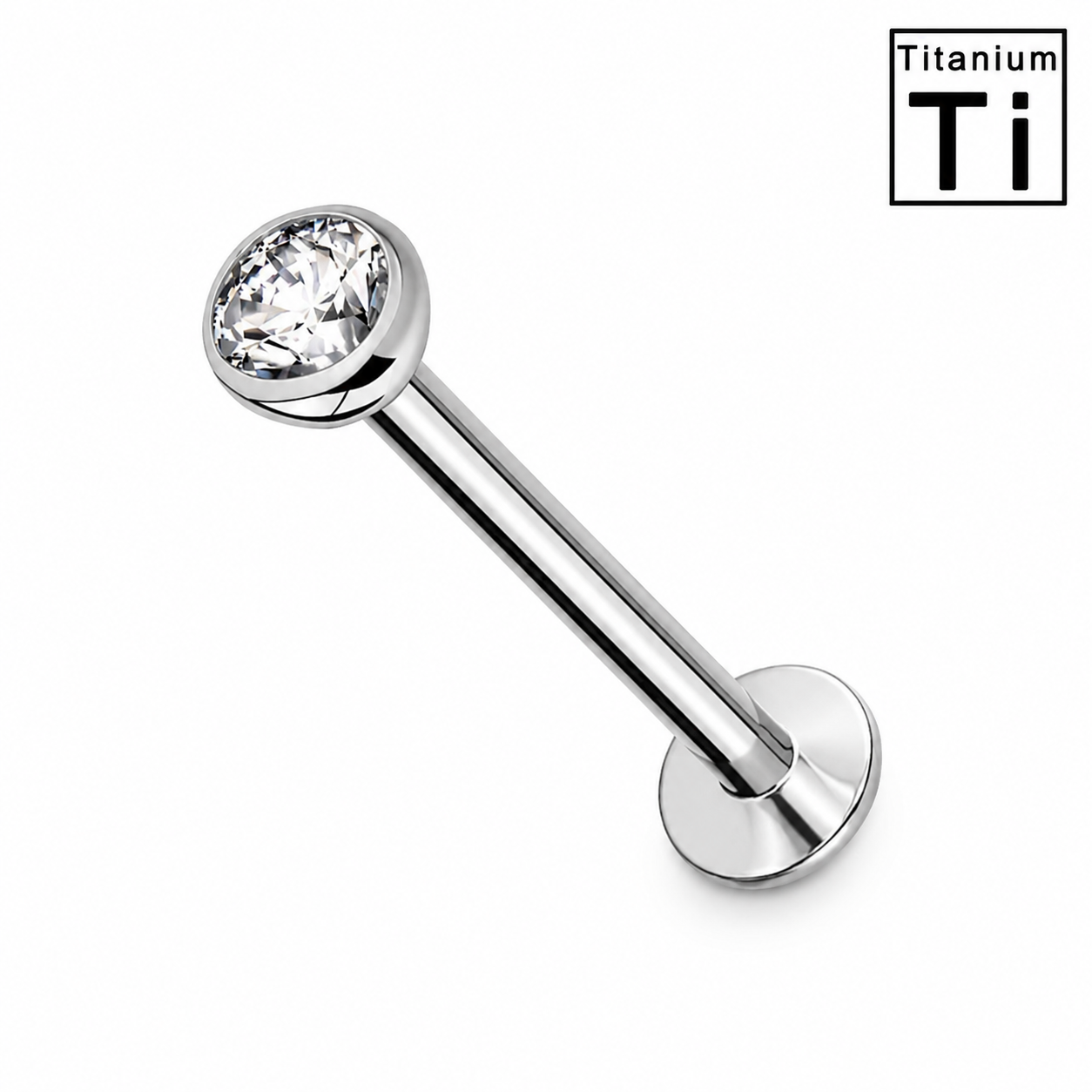 Titan-Labret-piercing-Ohr-pure-spark-Silber-1