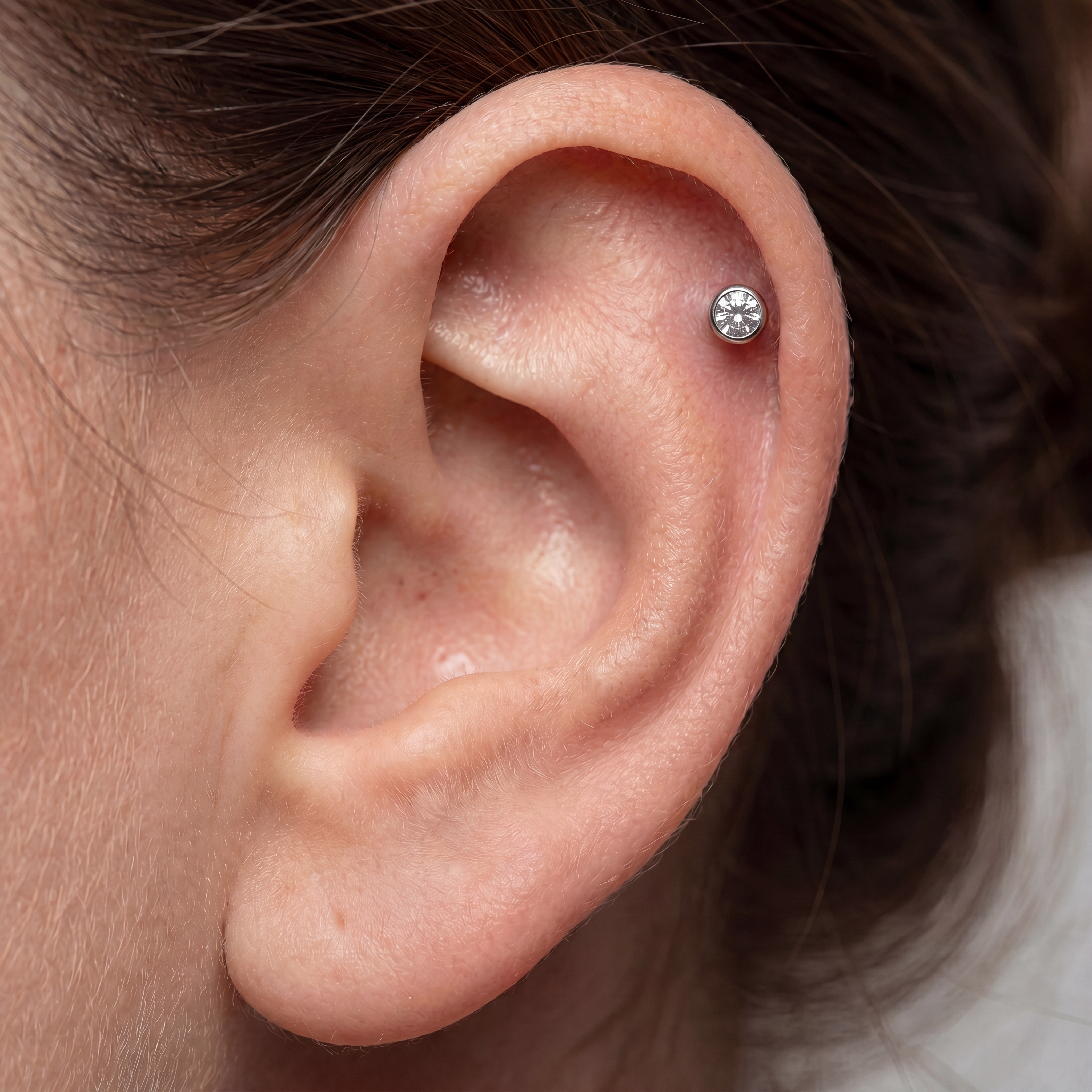 Titan-Labret-piercing-Ohr-pure-spark-Zirkonia-silber-helix