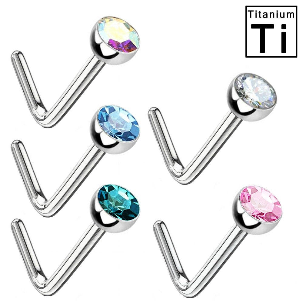 Titan-Nostril-Nasen-Stecker-Piercing-L-Form-Zirkonia-1