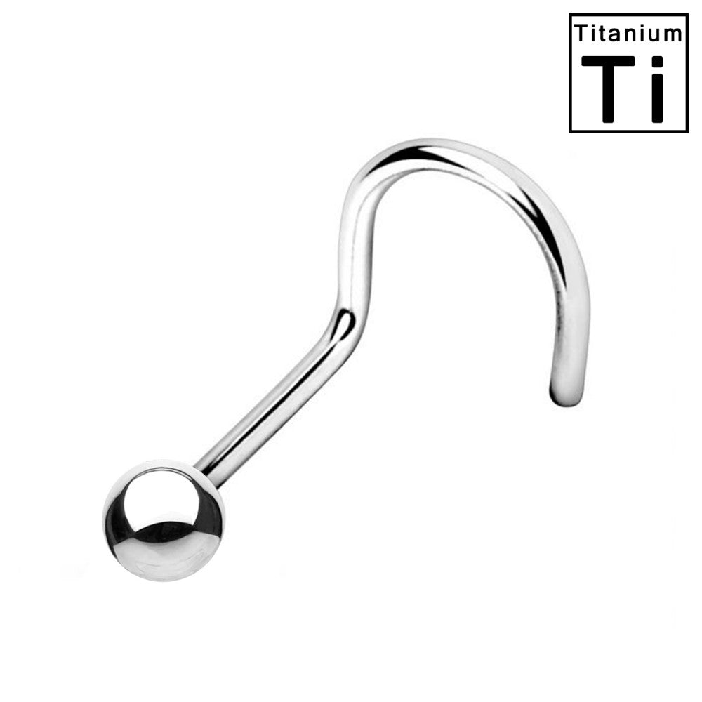 Titan-Nostril-Nasen-Stecker-Piercing-Spirale-Classic