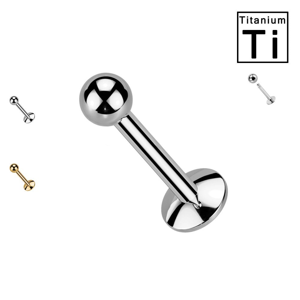 Titan-labret-Ohr-piercing-Classic-Aussengewinde
