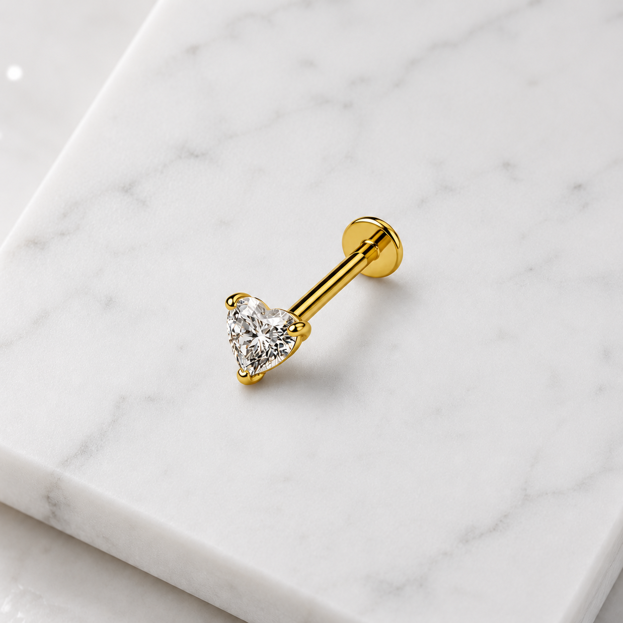labret-Ohr-piercing-Amora-push-in-Gold-mamor