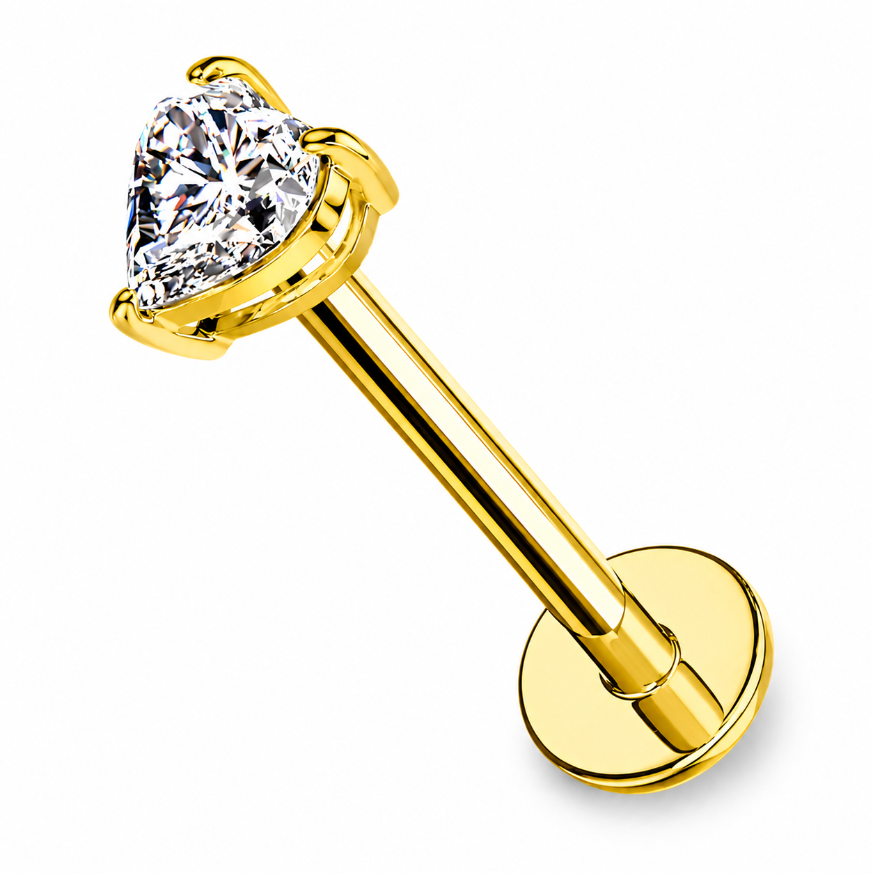 labret-Ohr-piercing-Amora-push-in-Gold