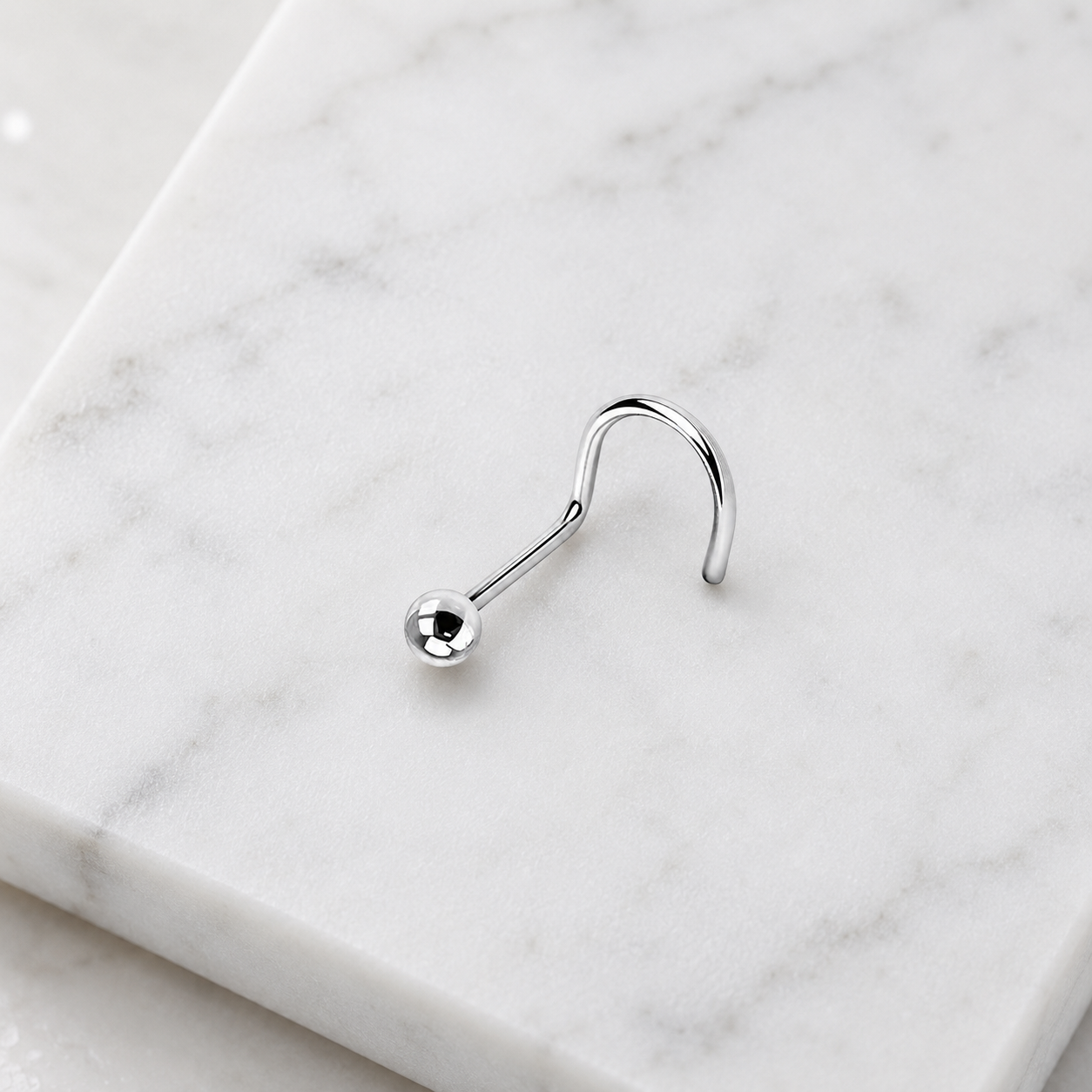 nase-spirale-stecker-classic-Nostril-Silber-Mamor